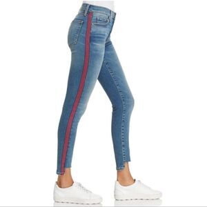 𝅺CURRENT/ELLIOT High Waist Stiletto Jeans Raw Step Hem in Powell 23